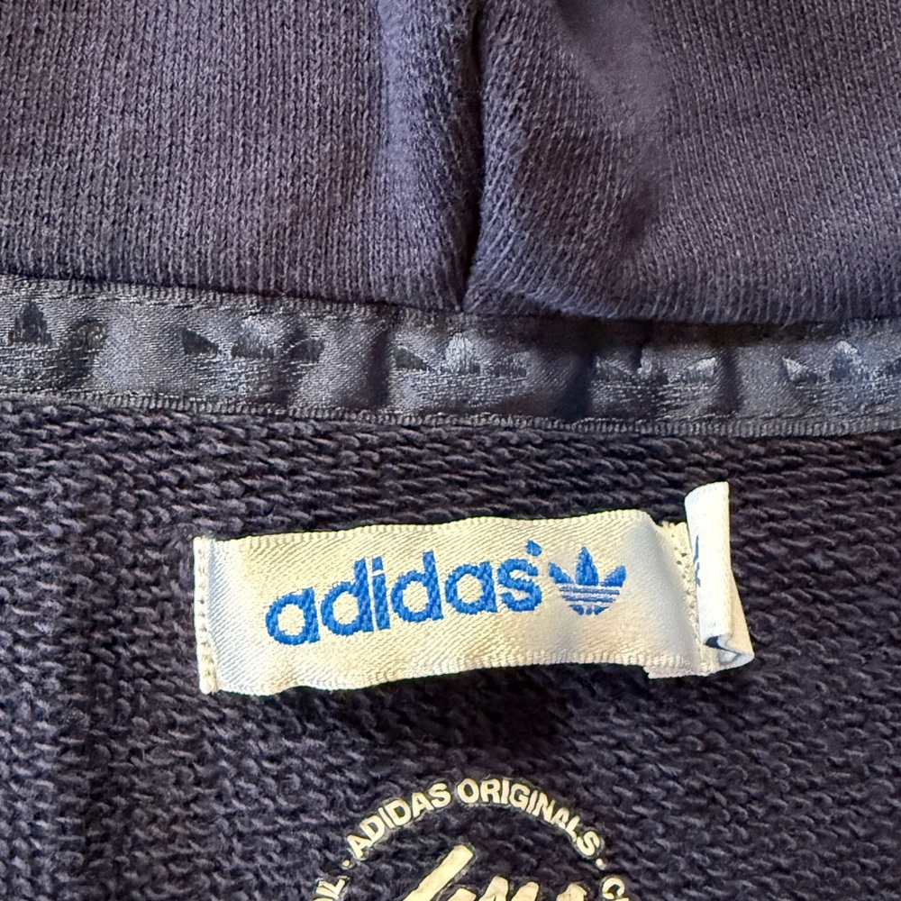 Adidas‎ Navy Sleeveless Hoodie - Picture 4 of 11